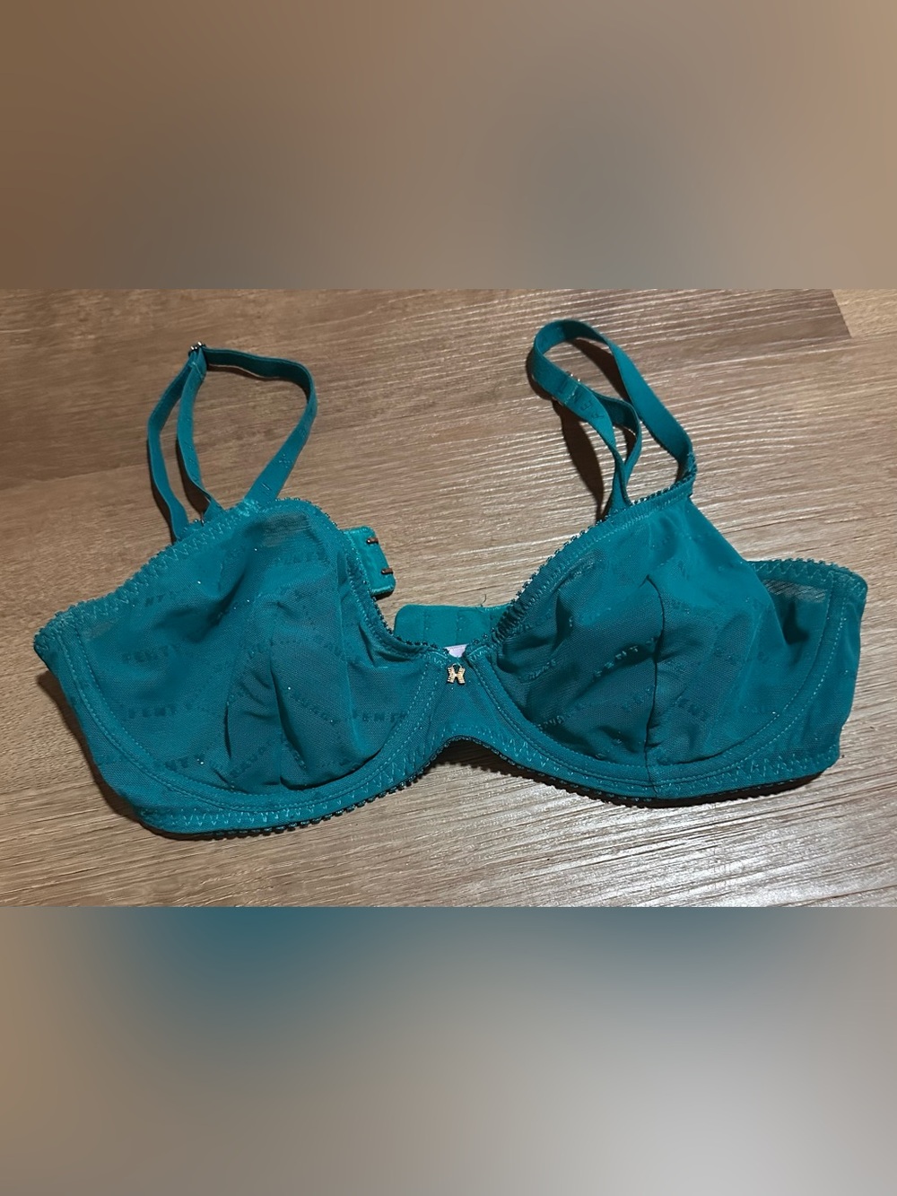 Fenty teal lace bra